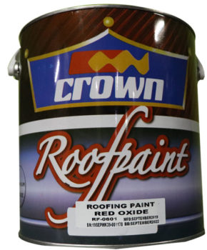 CROWN ROOF PAINT – red oxide- victory paints