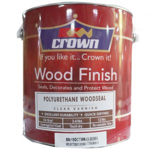 Crown Polyurethane WoodSeal Clear Varnish - Victory Paints