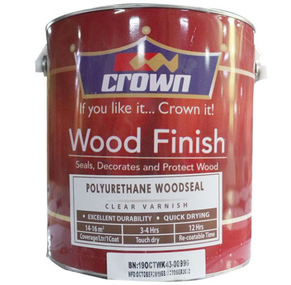 Crown Polyurethane WoodSeal Clear Varnish - Victory Paints