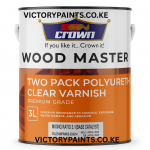CROWN Two Pack Polyurethane Clear Varnish Kenya – Victory Paints