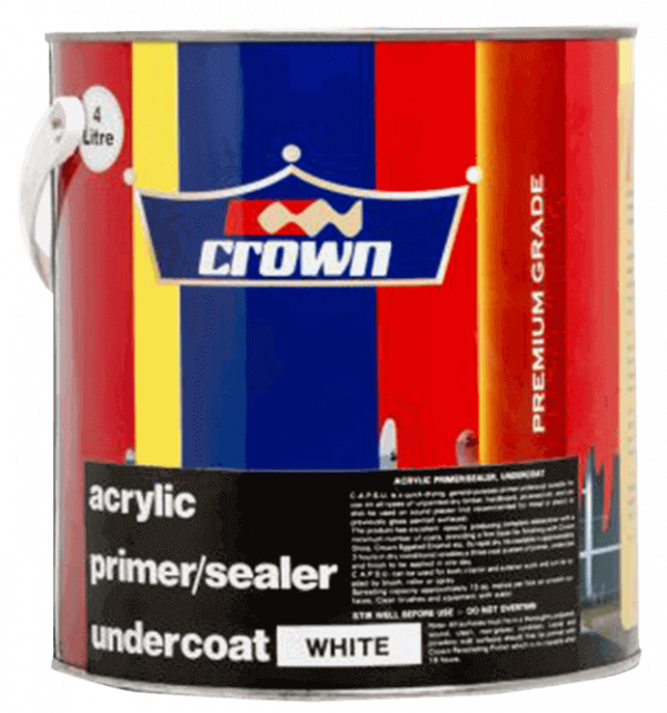 CROWN ACRYLIC PRIMER / SEALER UNDERCOAT - VICTORY PAINTS